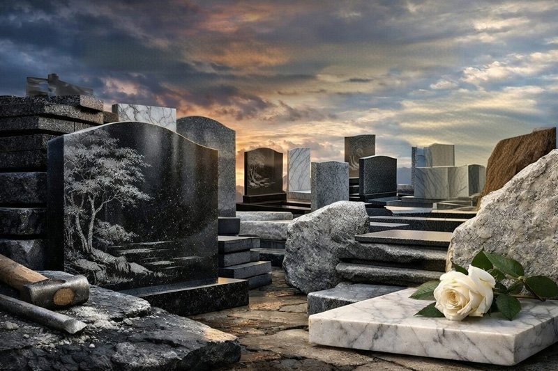 nadgrobni pametnici materiali